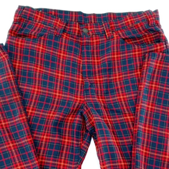 Levi's Vintage '80s Plaid Gentlemen Jeans - Picture 2 of 9
